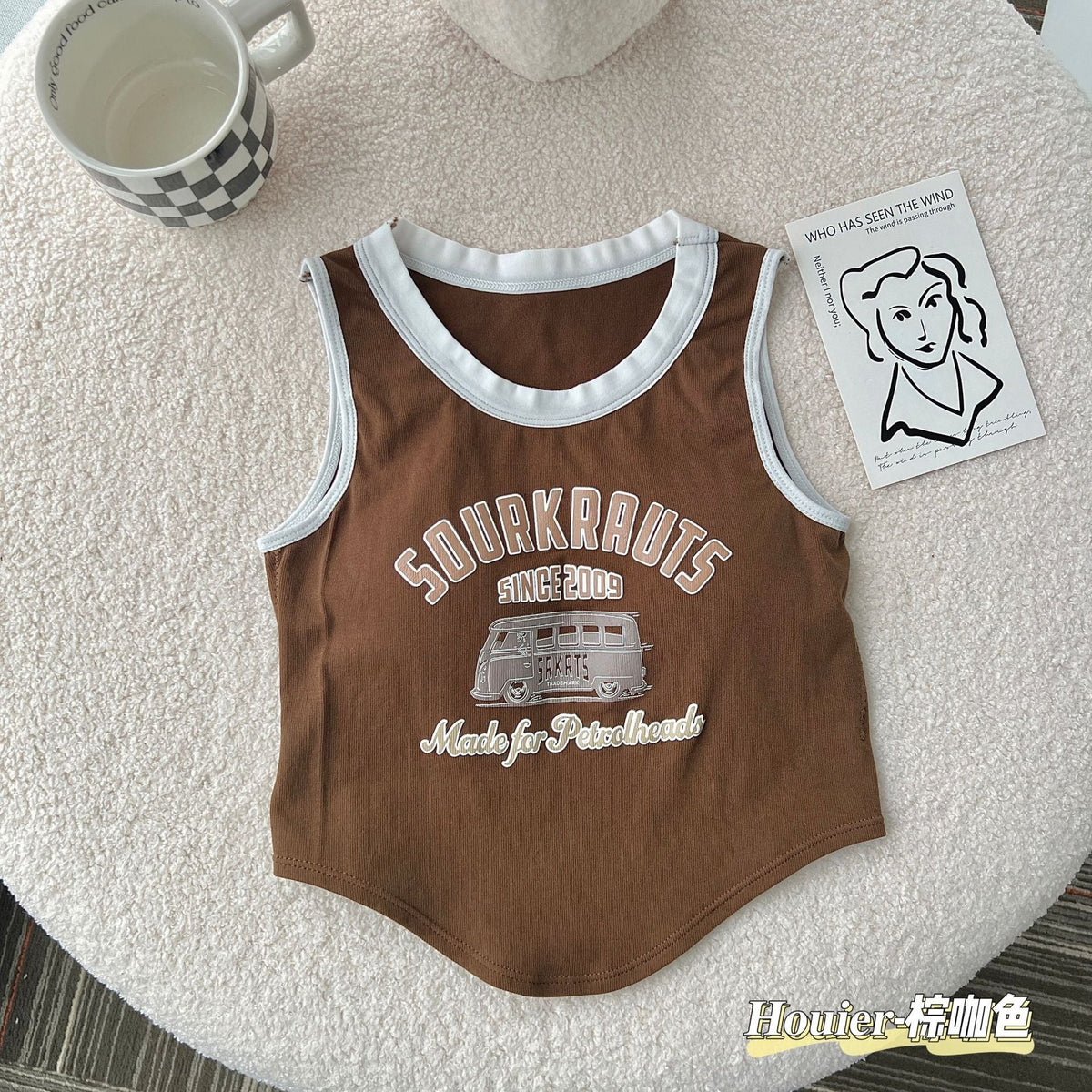Sourkrauts Written Light Padded Short Camisole