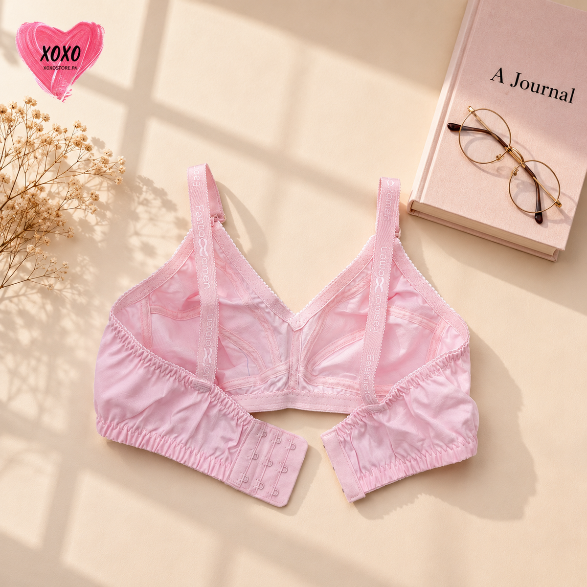 Pack of 4 Cotton Net Design Very Soft Daily Wear Bra
