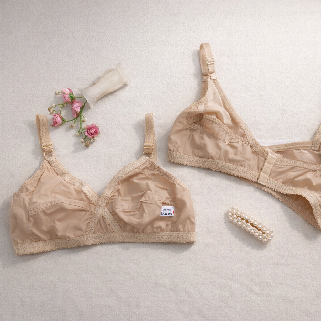 Simple Basic Cotton Bra
