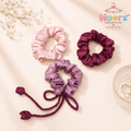 Pack of 3 Round Scrunchies By Noor