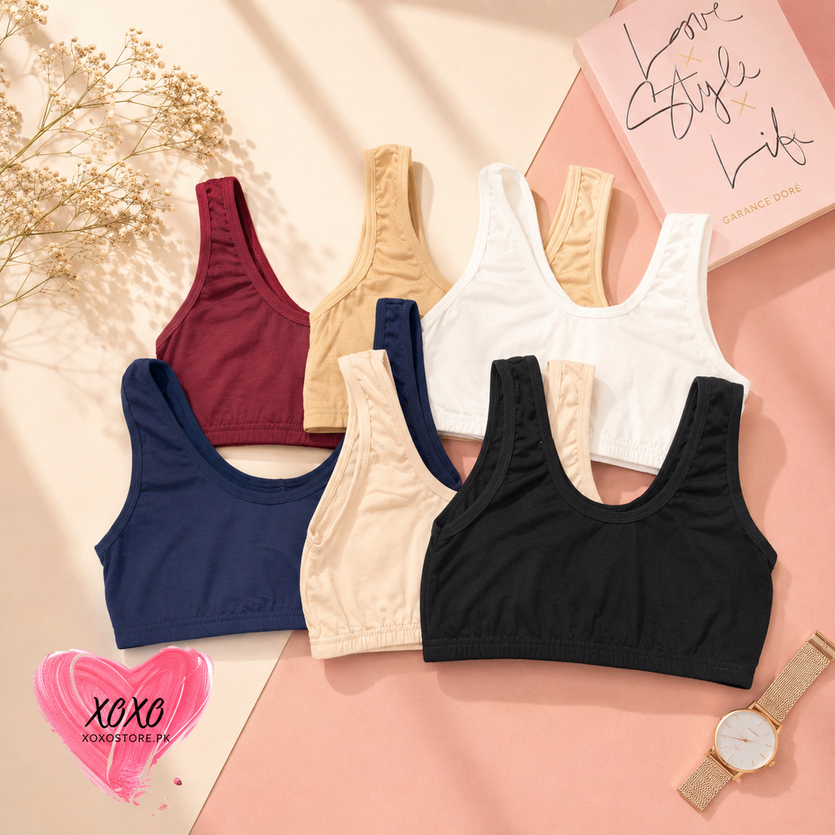 Pack of Easywear Blouse Type Teenage Bidi