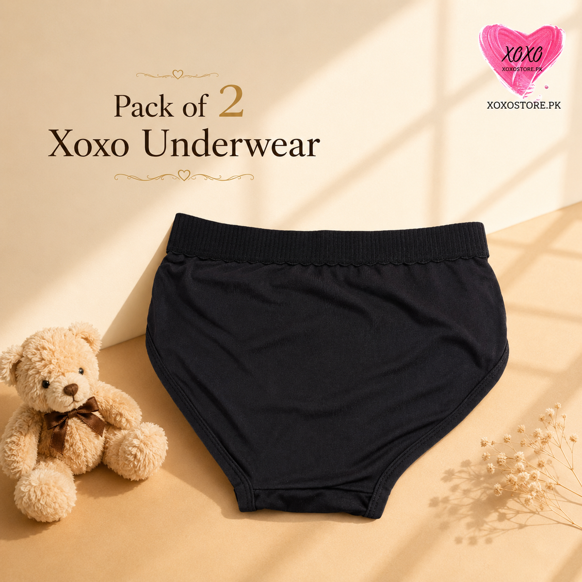 Pack of 2 Easywear Dotted Underwear