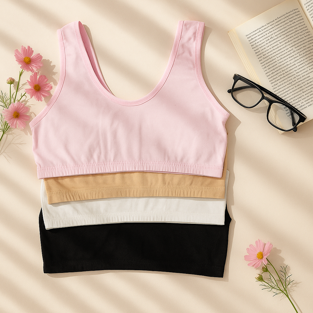 Basic Color Teenager Blouse Type Bidi