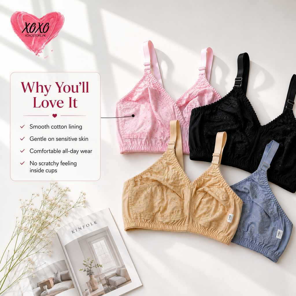 Pack of 4 Very Fine Quailty Chicken Cotton Bras
