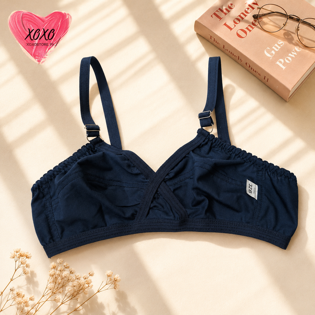 Pack of 4 Easywear Cross Design Very Soft Cotton Bras