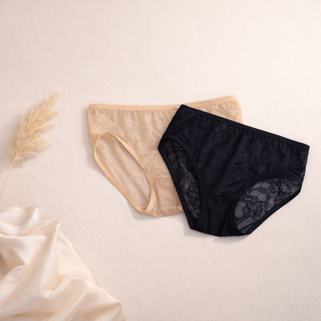 Pack of 2 Easywear Soft Net Underwear
