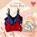 Pack of 6 Easywear Daily Wear Cotton Bra's
