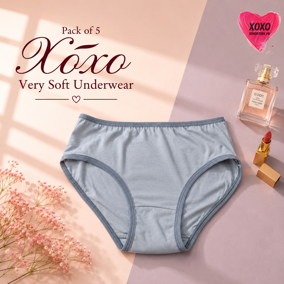 Pack of 5 Easywear Very Soft Underwear