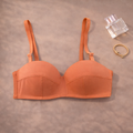 Double Padded Removeable Straps Smooth Pushup Bra