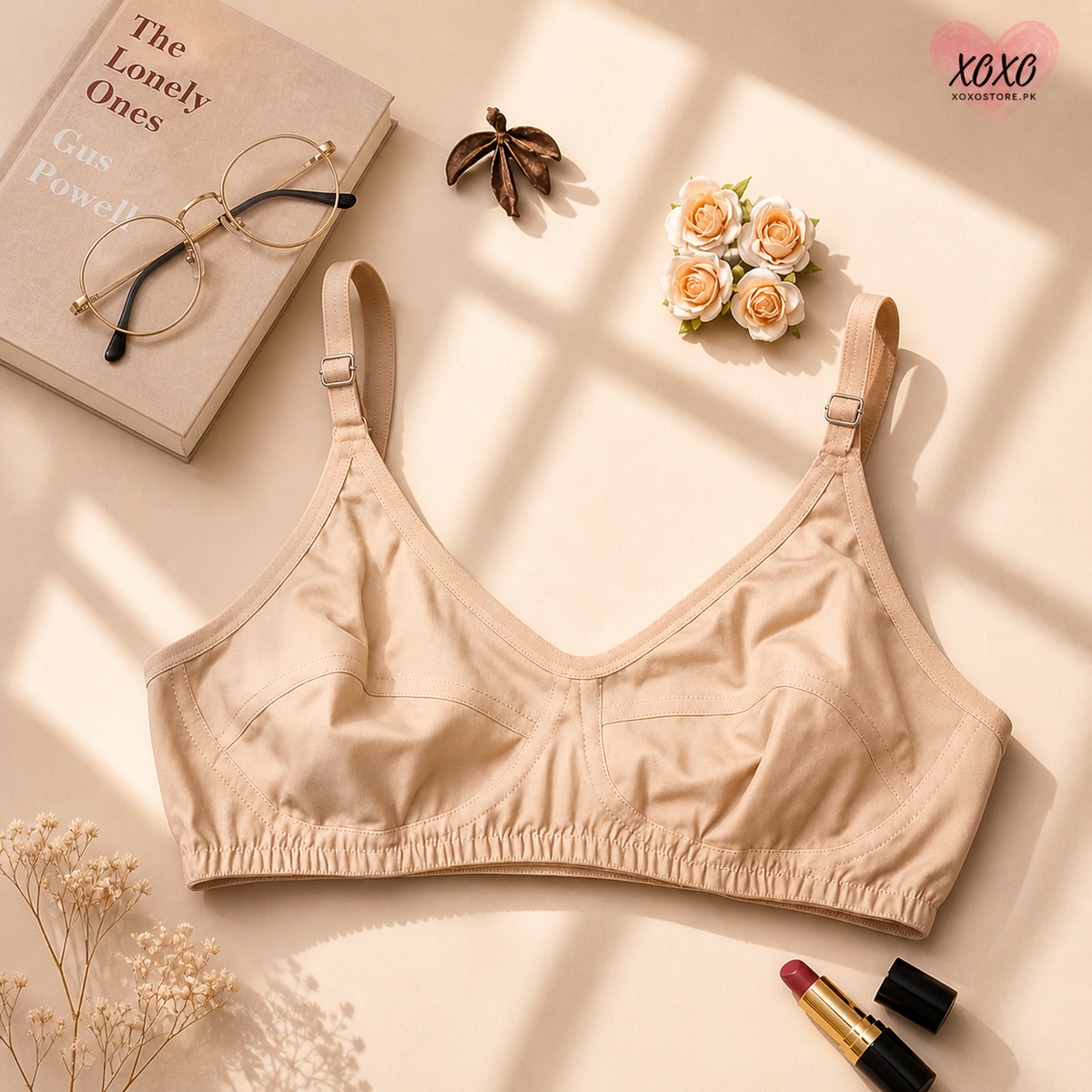 Pack of 4 Essential Easywear Cotton Bras
