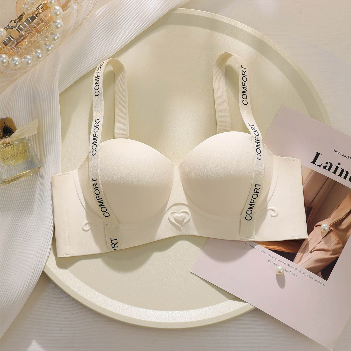 Single Padded Deep Cleavage Long Daily Wear Bra
