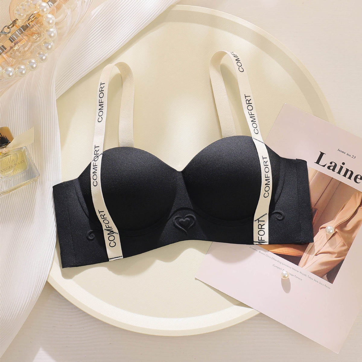 Single Padded Deep Cleavage Long Daily Wear Bra