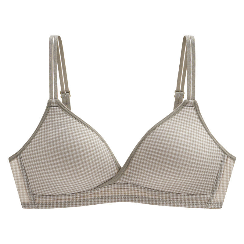 Dotted Cross Type Soft & Smooth Wireless Padded Bra