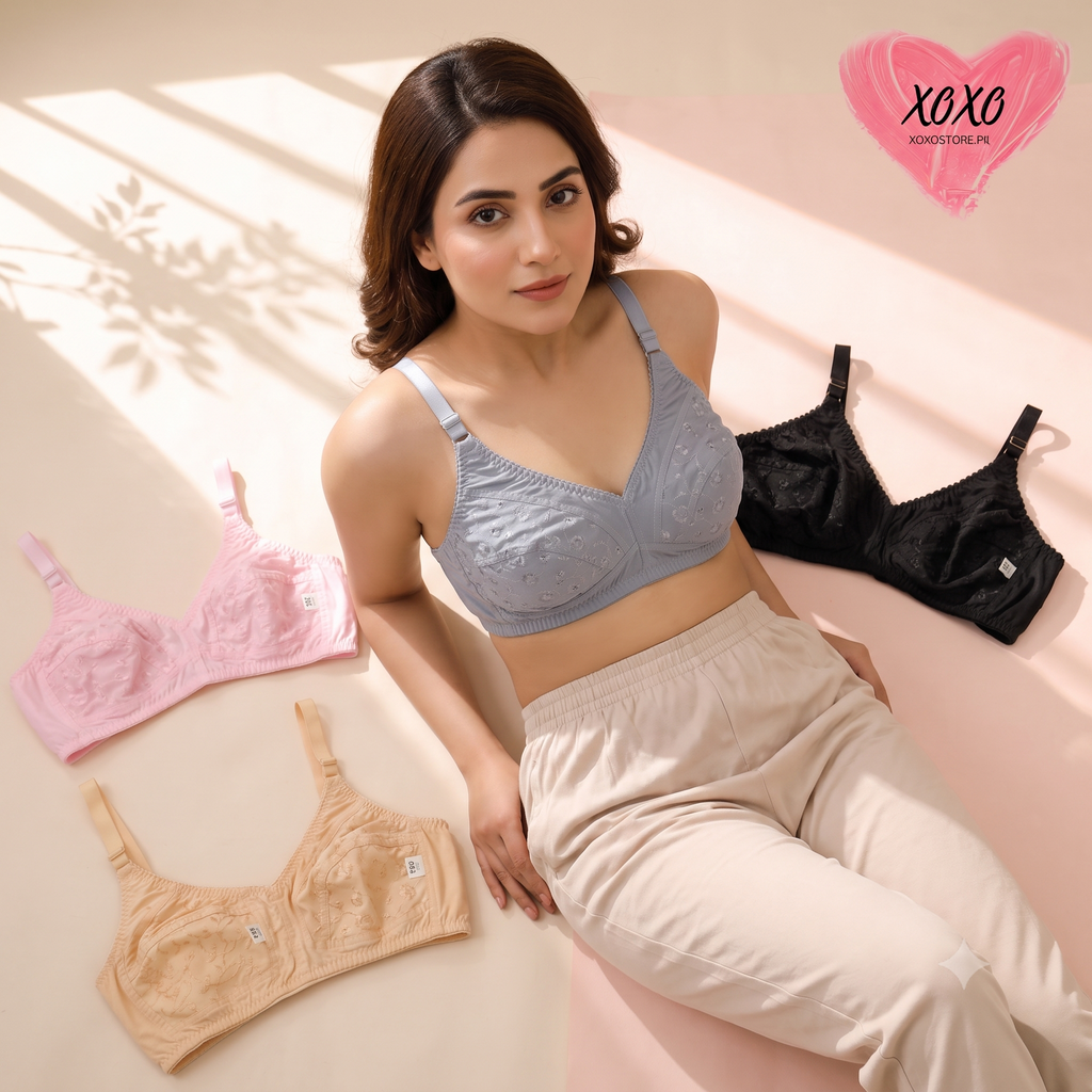 Pack of 4 Very Fine Quailty Chicken Cotton Bras
