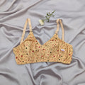 Red Black Dotted Blended Cotton Bra