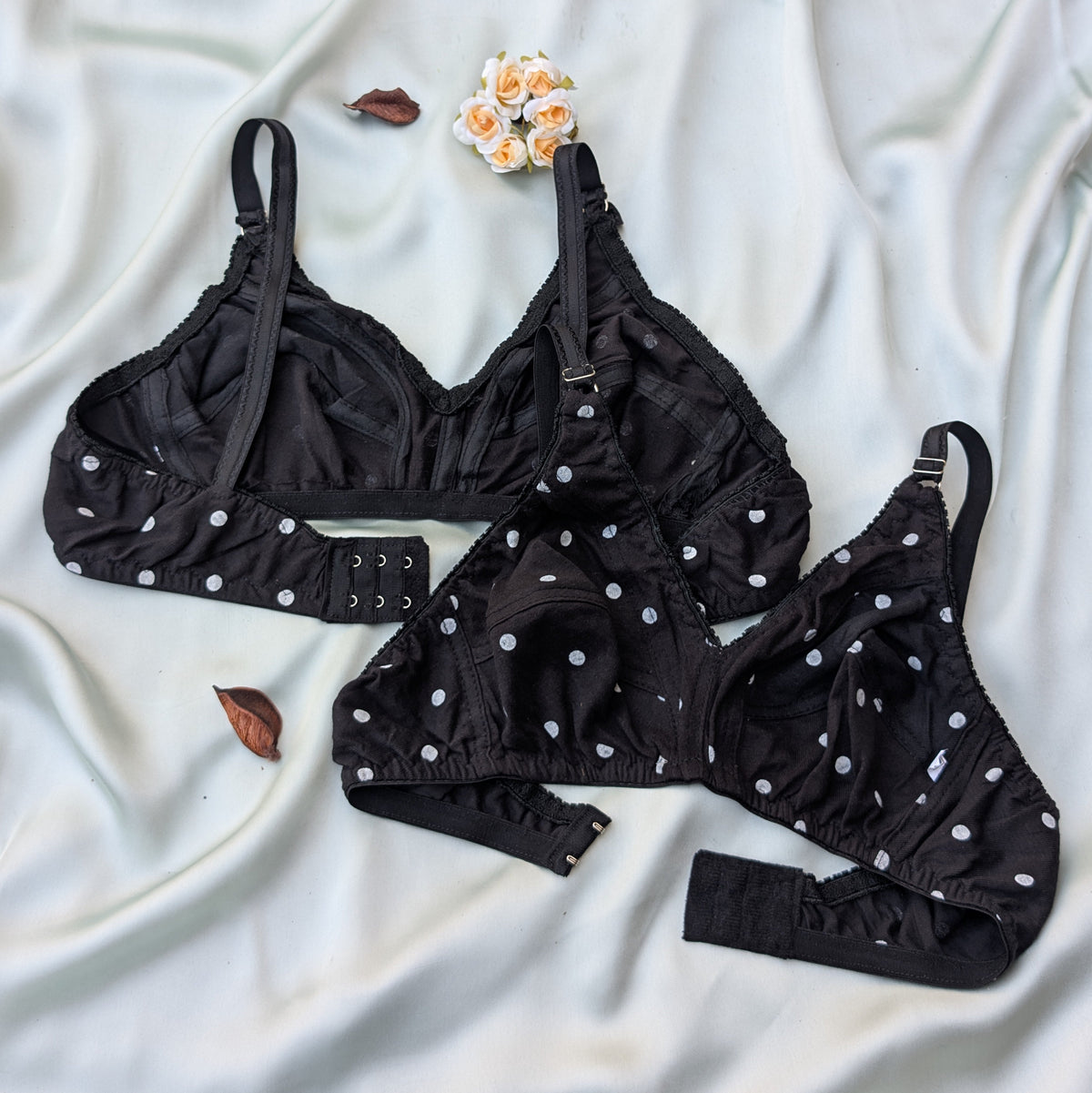 Colorfull Design Mix Fabric Bra