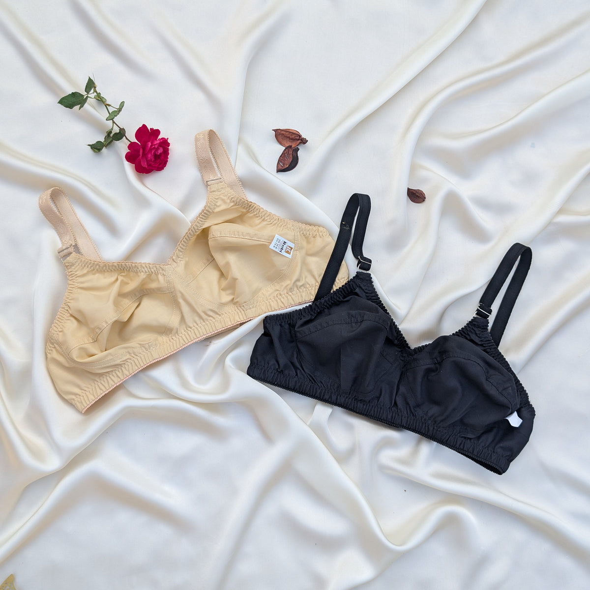 Pack of 2 Easywear Daily Wear Cotton Bra