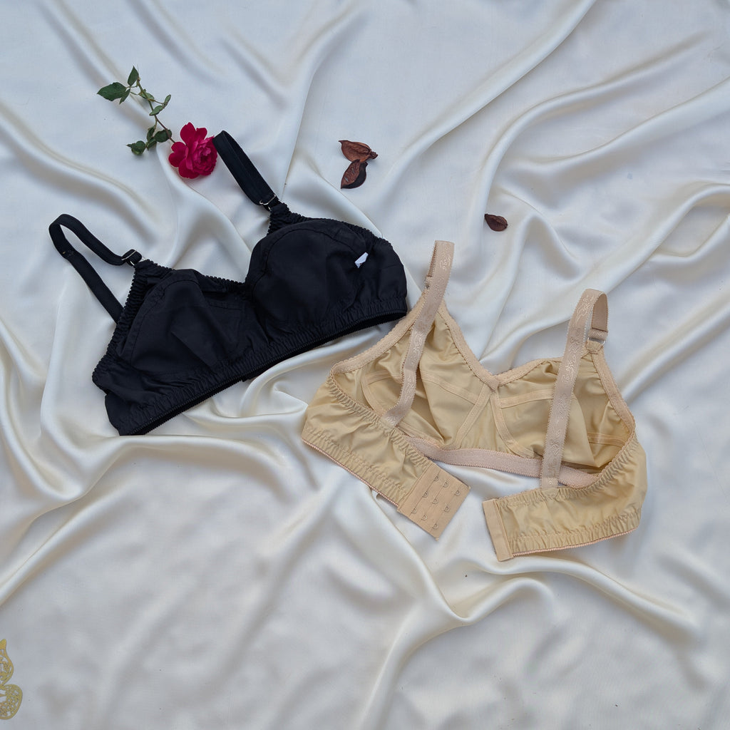 Pack of 2 Easywear Daily Wear Cotton Bra