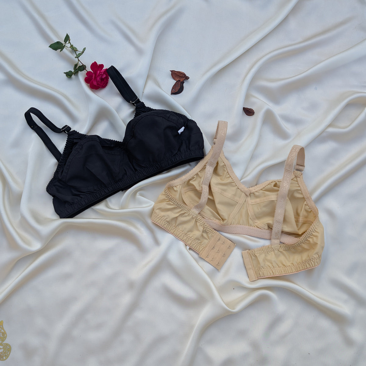 Pack of 2 Easywear Daily Wear Cotton Bra