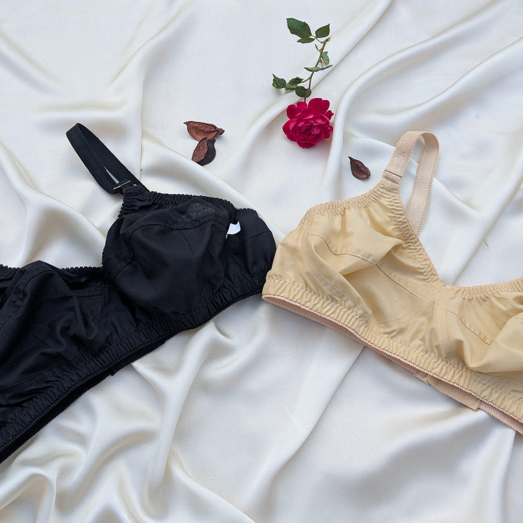 Pack of 2 Easywear Daily Wear Cotton Bra