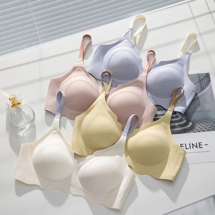 Elastane Silicon Type Daily Wear Single Padded Bra With Removeable Pads