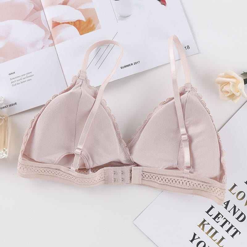 French Style V shape Net Bra