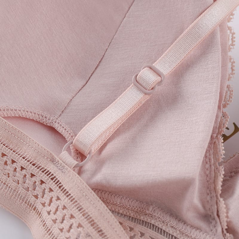 French Style V shape Net Bra