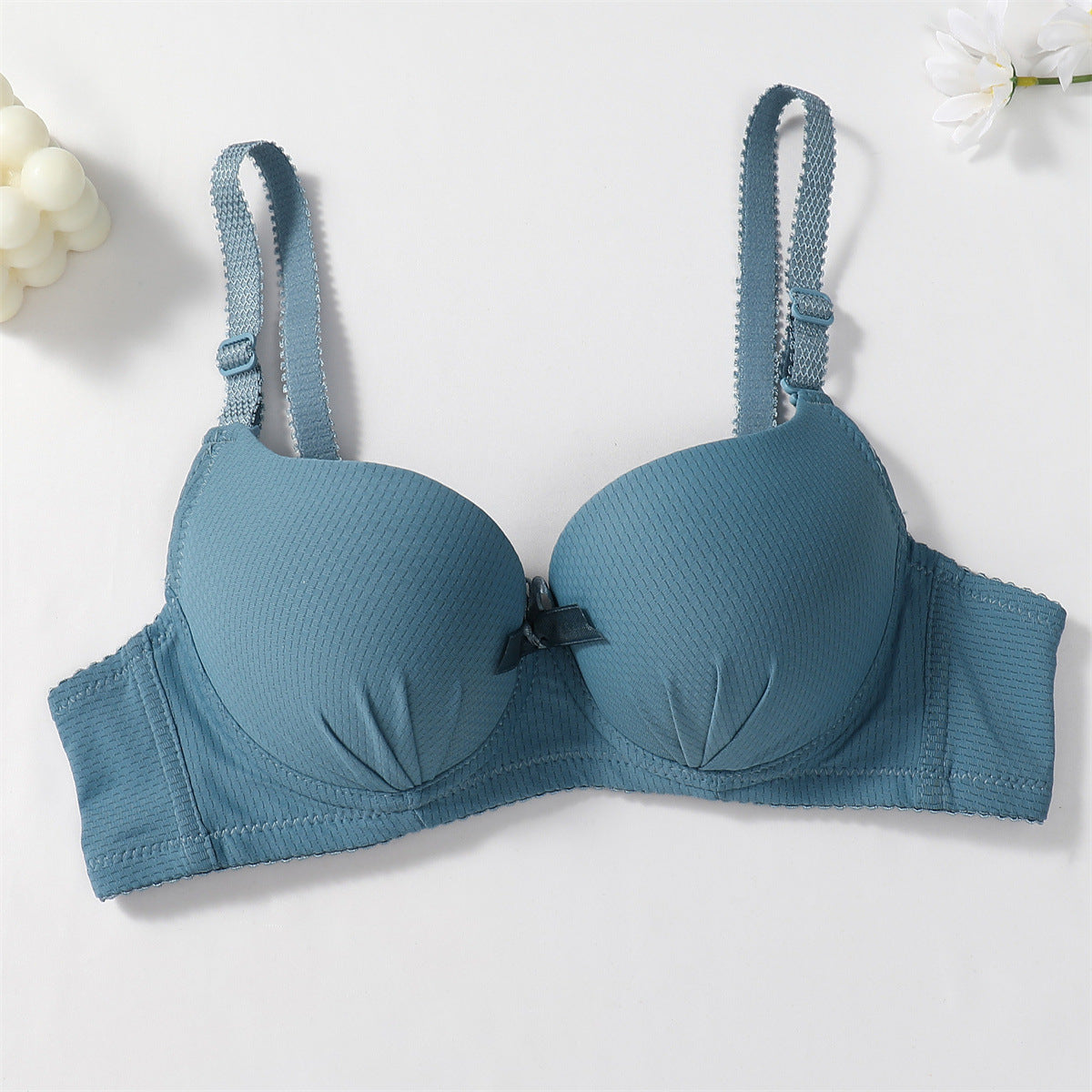 Bow Style Single Padded Wired Pushup Daily Wear Bra