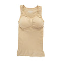 Comfort Wear Tummy Control Body Shaper Camisole with Built-In Bra