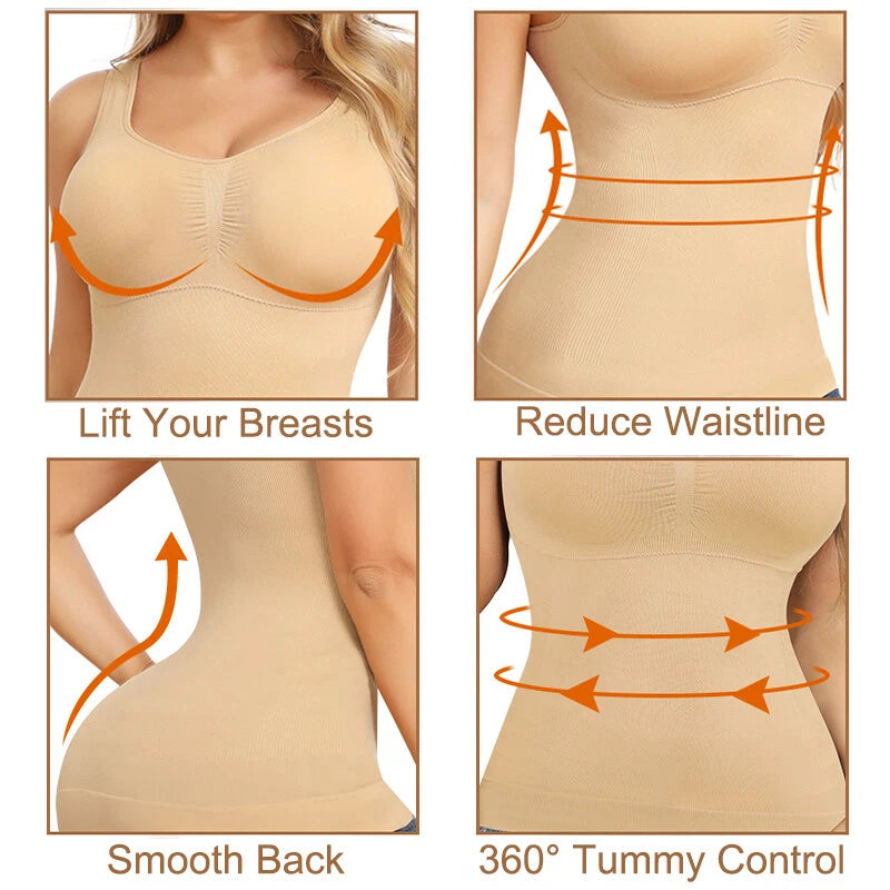 Comfort Wear tummy control and smoothing shapewear features