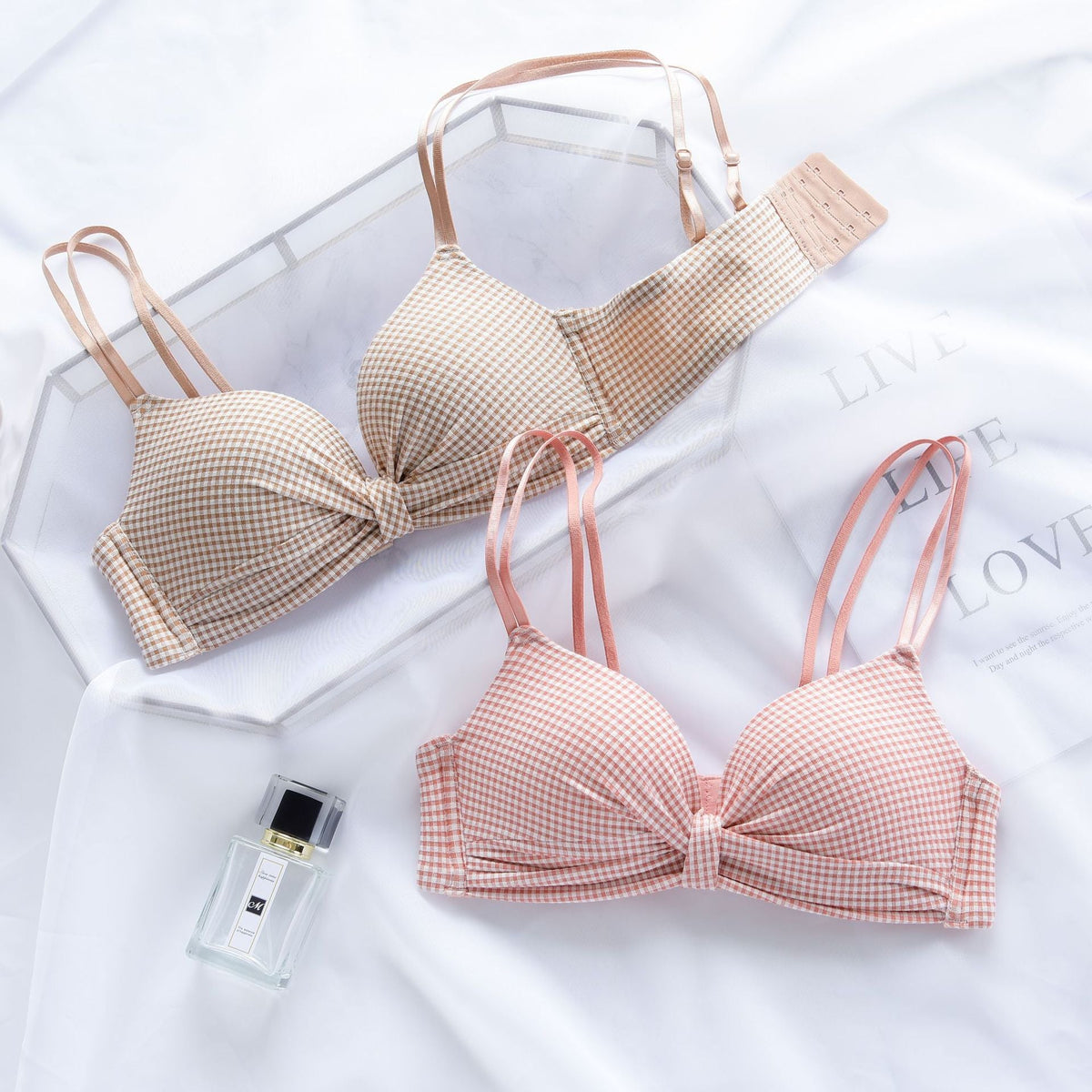 Double Stripped Medium Padded Daily Wear Bra