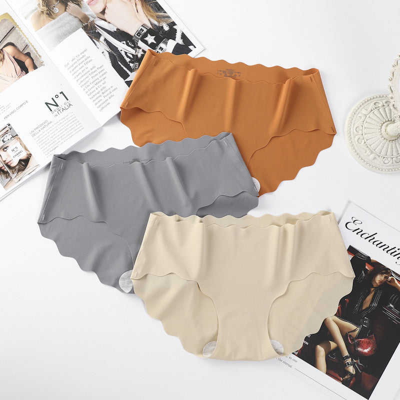 Laser Cut Seamless Ice Silk Soft & Smooth Panties