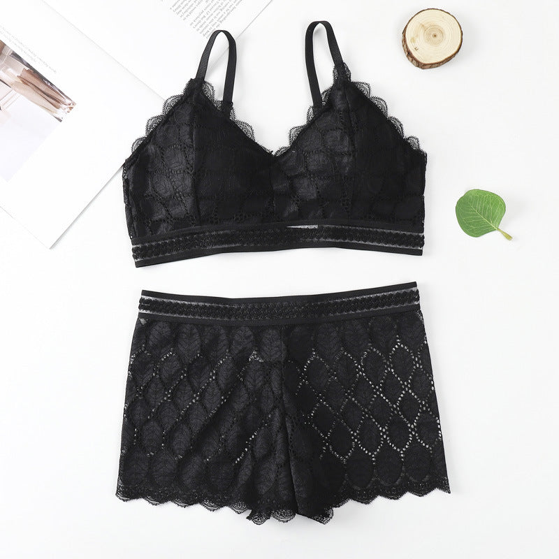 Leaf Padded Bra & Penty Set
