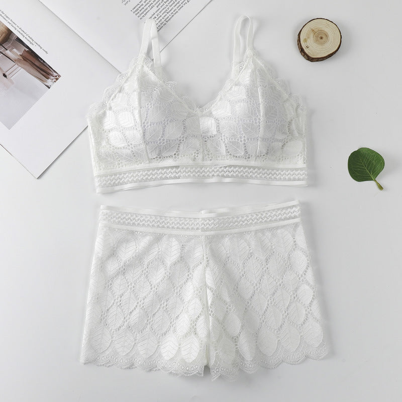 Leaf Padded Bra & Penty Set