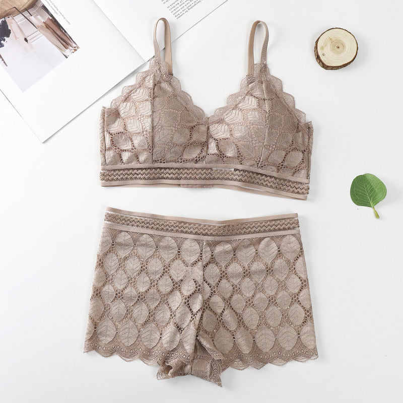 Leaf Padded Bra & Penty Set
