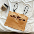 MALCRIADO written Short Camisole
