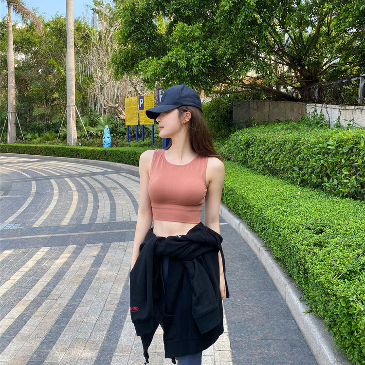 Sleevless Light Padded Relaxing Top