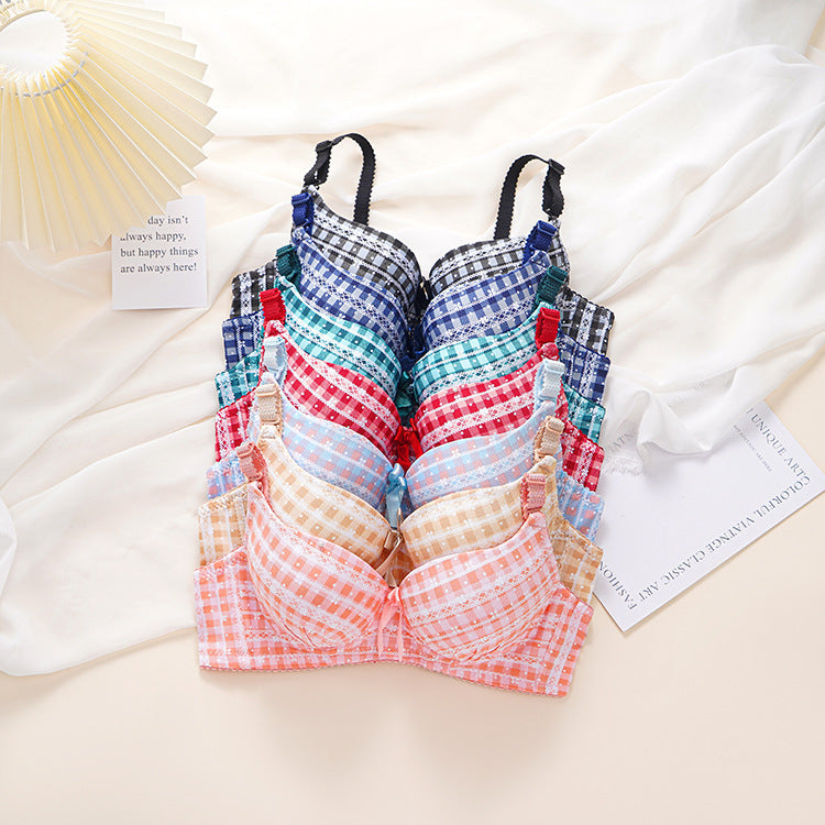 Check Design Elegant Wired Daily Wear Pushup Bra