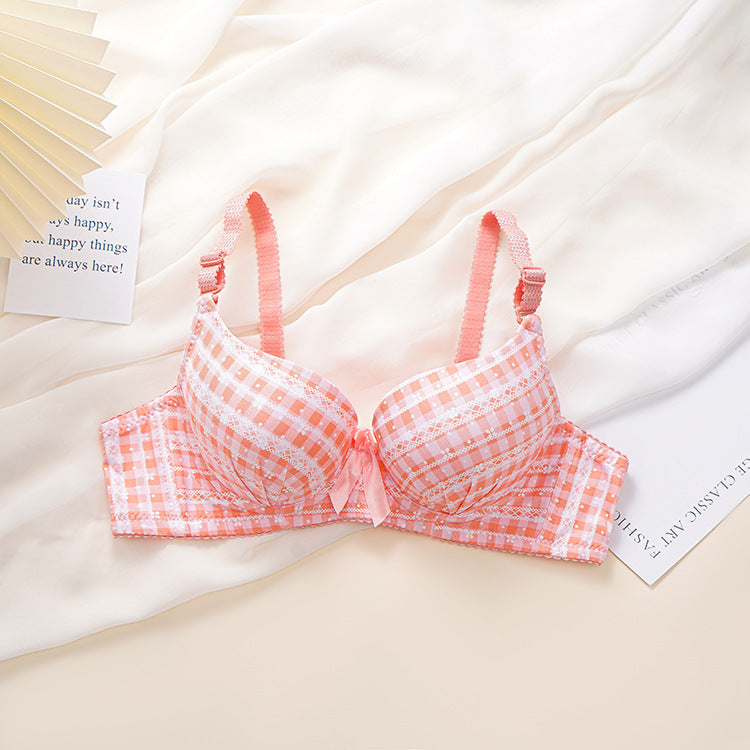 Check Design Elegant Wired Daily Wear Pushup Bra
